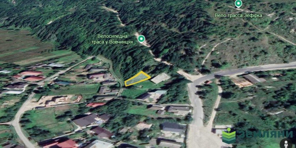 Продається земля 6.5 соток під будівництво с.Вовчинець  вул Лісова (5)