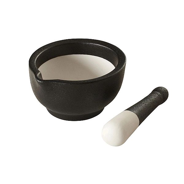 Moździerz z tłuczkiem, porcelana, śred. 11,5 cm / Lurch