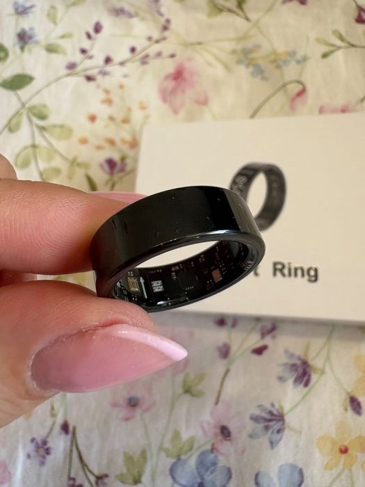 Smart Ring INTELIGENTNY pierścień z wyświetlaczem LED 5ATM Czarny r 10 / 23