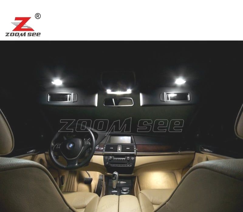 Kit completo de 22 lâmpadas LED interior BMW X6 E71 E72 X6 M 2008 -2014