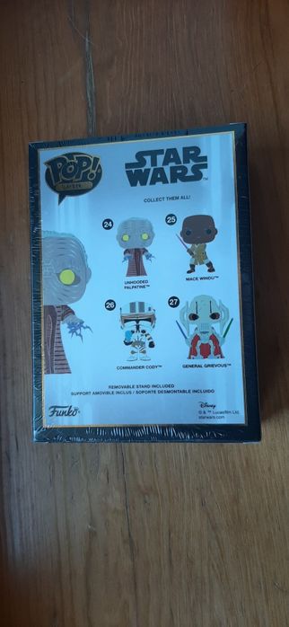 Funko pop pin star wars unhooded palpatine