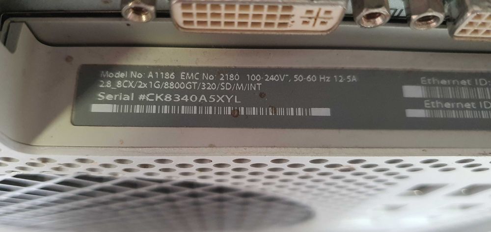 Komputer APPLE MAC PRO A1186 2x XEON E5462 4GB RAM