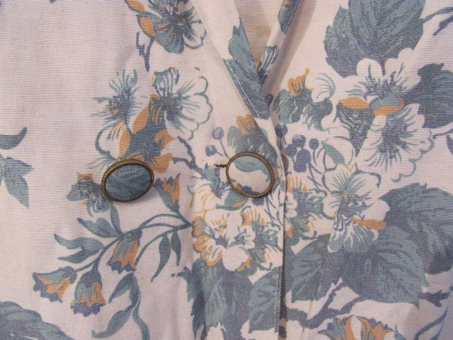 Blazer estampado, abotoado