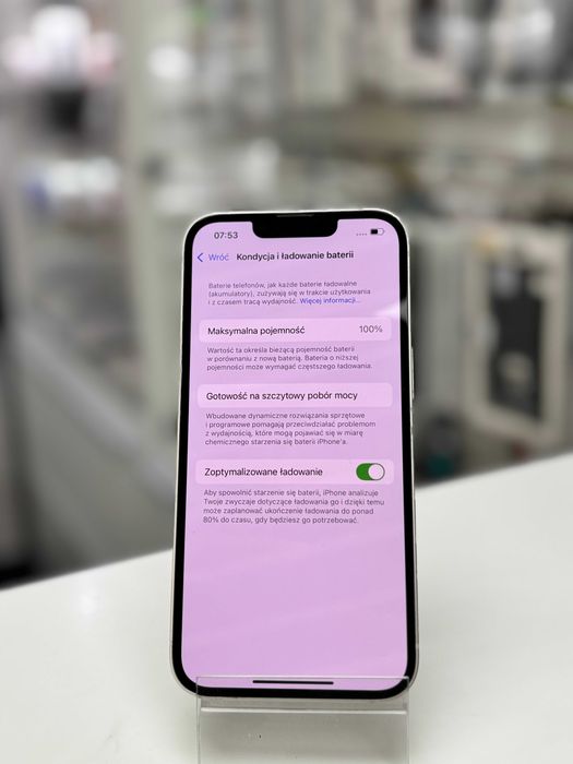 SKLEP ŚWIDNICKA •iPhone 13 128GB •  Kolory•  Bateria 100%• Gw. 1 rok •