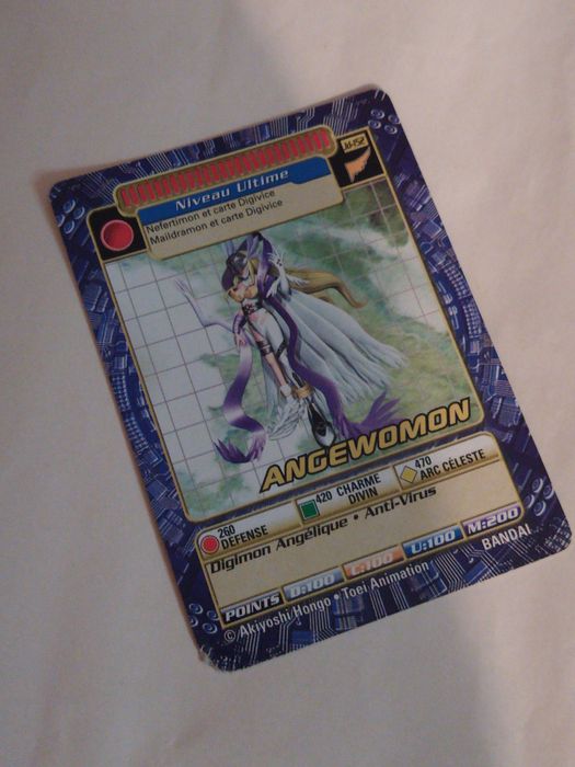 Carta Digimon Vintage série francesa Digi-Battle