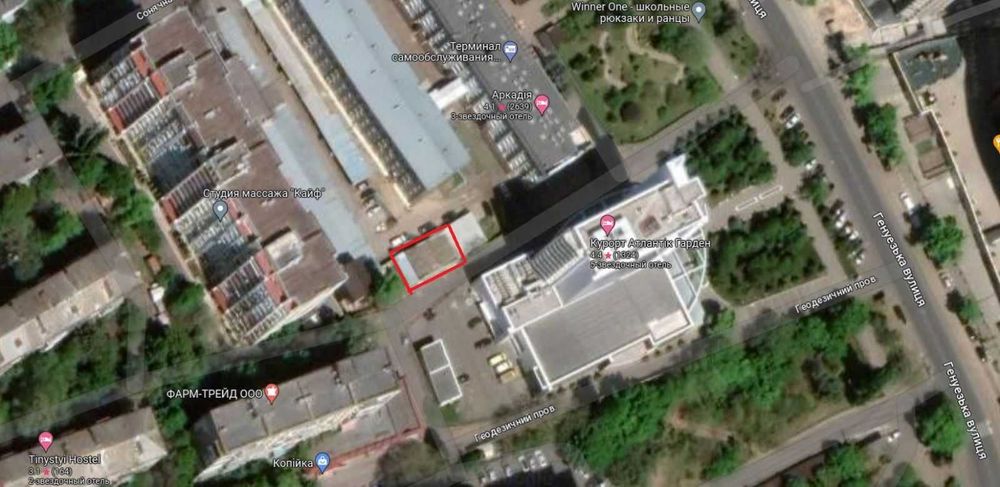 Отдельно стоящее здание. Тенистая (заезд с Генуэзской). 1L21