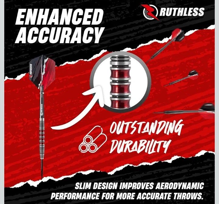 Profesjonalne lotki do darta 22 gr 90% wolframu