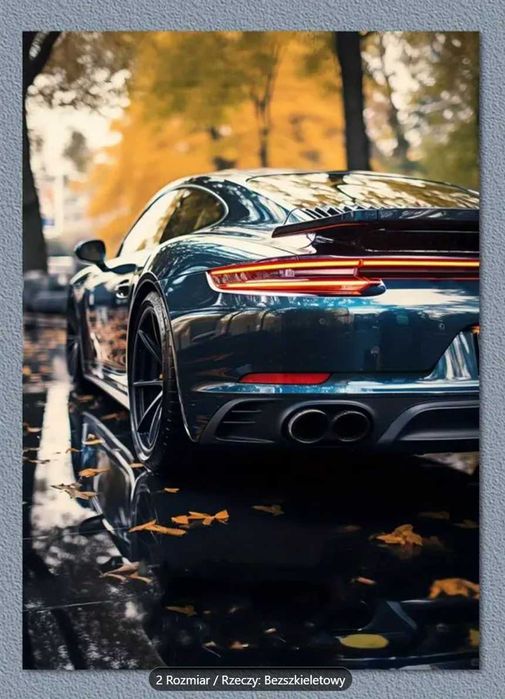 Plakat/Obraz Porsche 911 30x40 cm