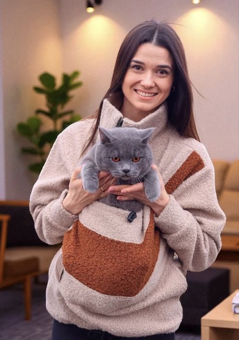 Світшот Котожама букле бежевий S/M новий