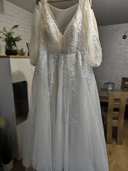 Suknia ślubna  w stylu boho