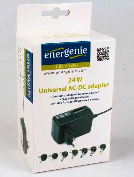 Універсальний блок живлення EnerGenie EG-MC-009 24Вт 12В 2А 9В 3В 4.5В