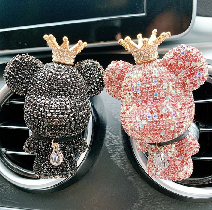 Автомобільний ароматизатор в авто Bear з короною
