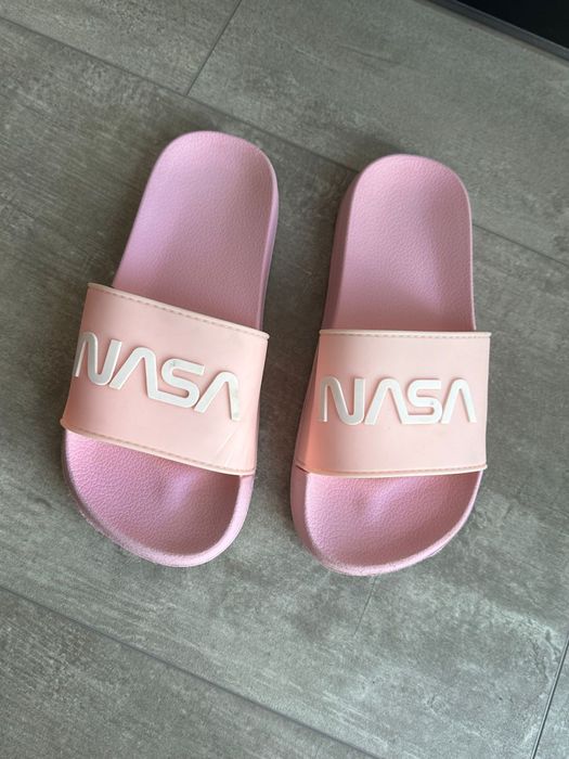 Różowe klapki NASA r. 36 22,5 cm