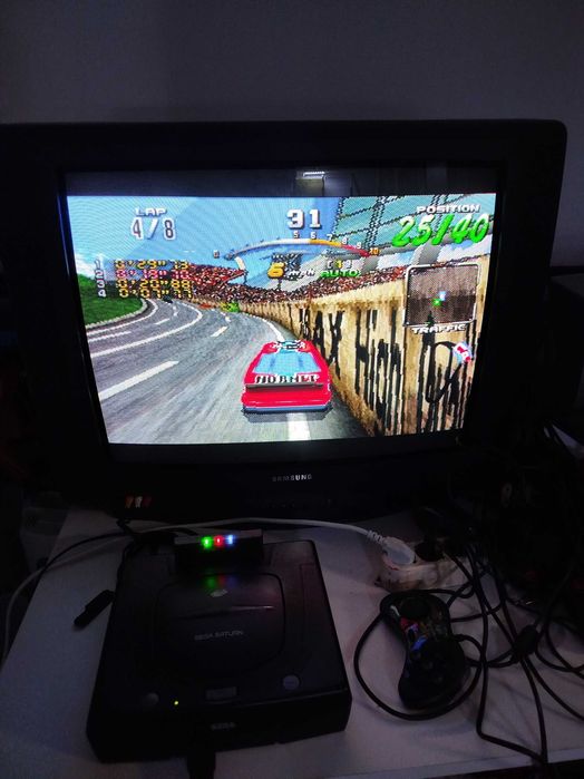 Sega Saturn Cartucho multi jogos128gigas