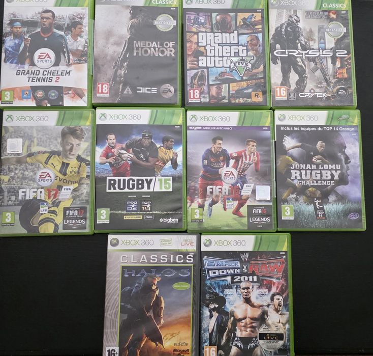Pack Jogos xbox 360