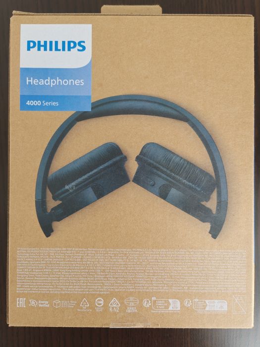Nowe słuchawki nauszne Philips TAH4209 czarne