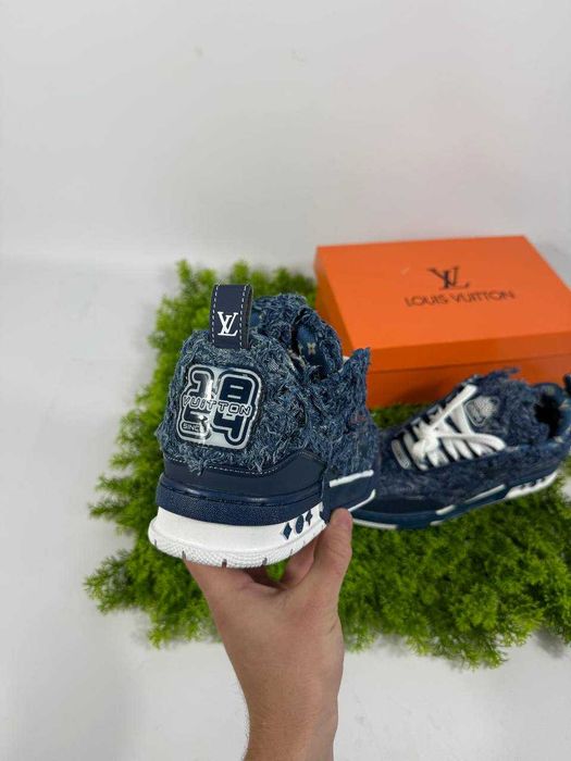 (БЕЗ ПЕРЕДОПЛАТИ) Louis Vuitton Skate луї віттон скейт трейнер сині