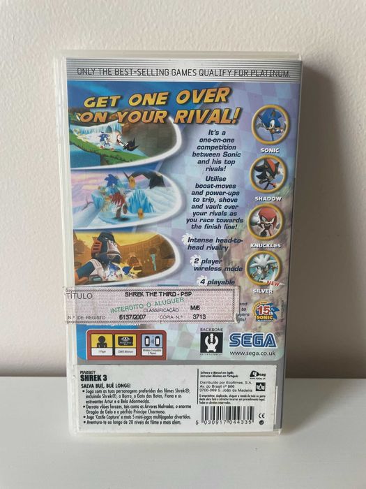 Sonic Rivals - (PSP)- Completo & Testado