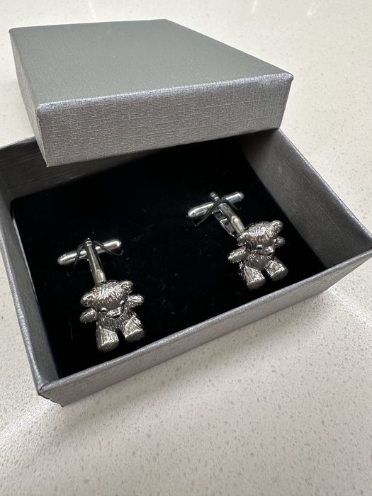 Botões de punho em prata