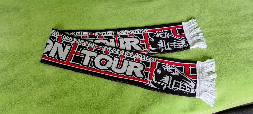 Szalik Śląsk Wrocław kolekcjonerski wyjazdowy Śląsk On Tour unikatowy!