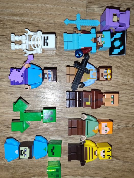 LEGO Minecraft figurki i części