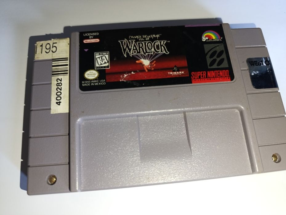 Warlock Super Nintendo SNES sprawna USA NTSC możliwa zamiana