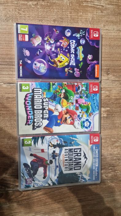 Nintendo switch oled +3 gry Akcesoria