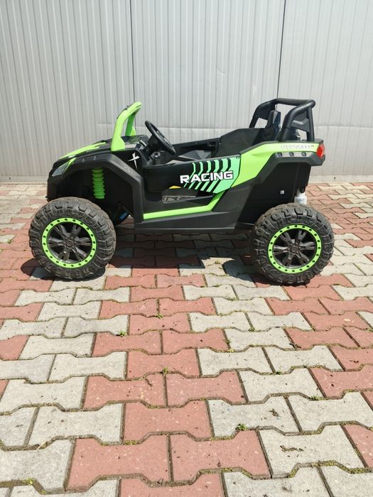 Buggy elektryczne auto  LED MP3 USB pasy UTV-2000 4x4 24V