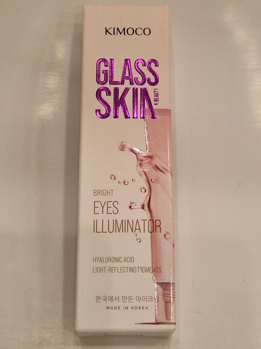 Kimoco Glass Skin koreański rozświetlający krem pod oczy.