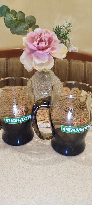 Бокали Оболонь нові.