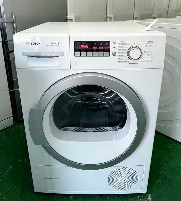 Suszarka Bosch z pompą ciepła, WTB66211PL, 8 kg, A++