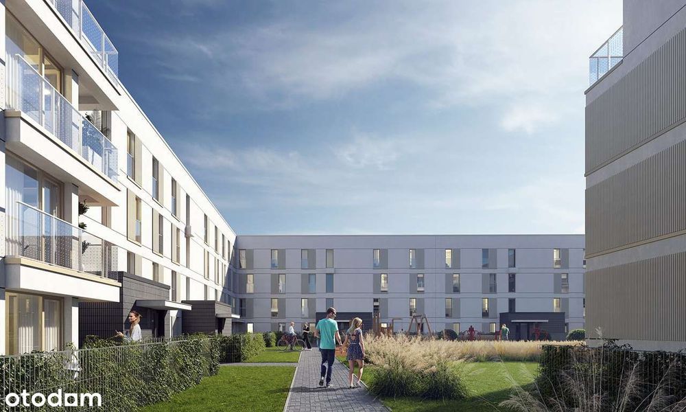 3-pokojowe mieszkanie 54 m² + ogródek Bez Prowizji - Widok 6