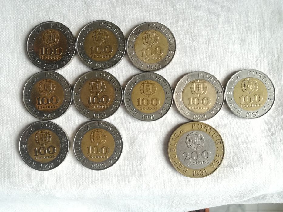 Moedas da República Portuguesa (100,200 Escudos)