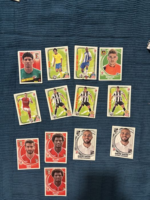 Lote de 50 Cromos Panini Liga Portuguesa 2014/15 – Por Colar