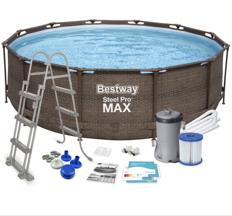 Basen ogrodowy stelażowy