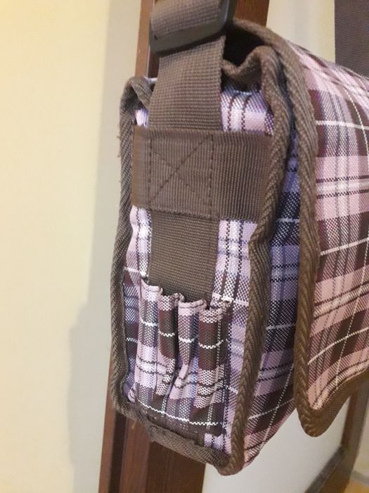 Torba młodzieżowa w kratę