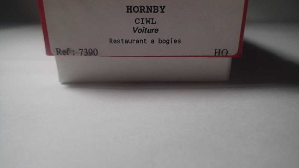 Carruagem restaurante, HORNSBY, Escala H0