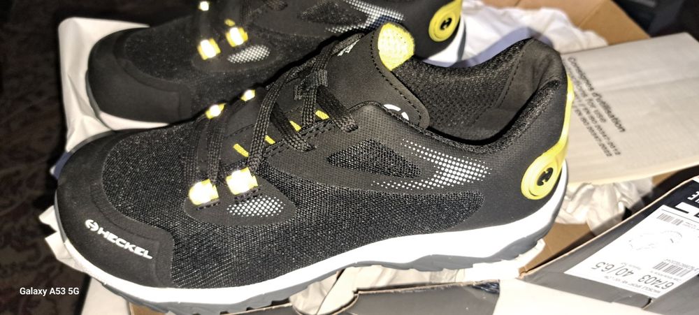 Buty robocze Heckel modele MacairS1P, MacSole Sport MS10Low i Ms100Low, Uvex69062S1P