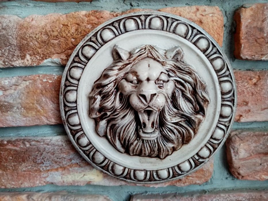 Накладка ,,Лев,,- 19см, гипс