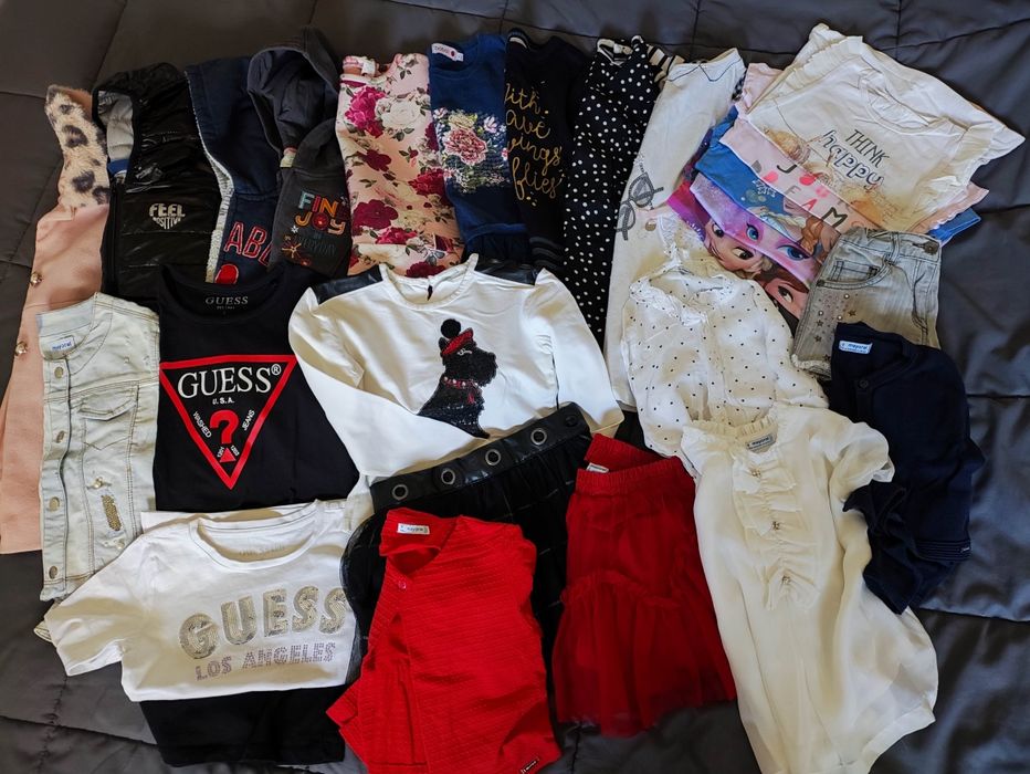 Lote de roupa menina 5 anos