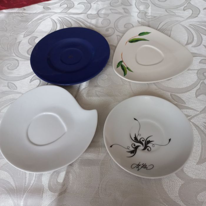 Unikalna kolekcja mix oryginalnych spodków Villeroy Lubiana Karolina Elih porcelana