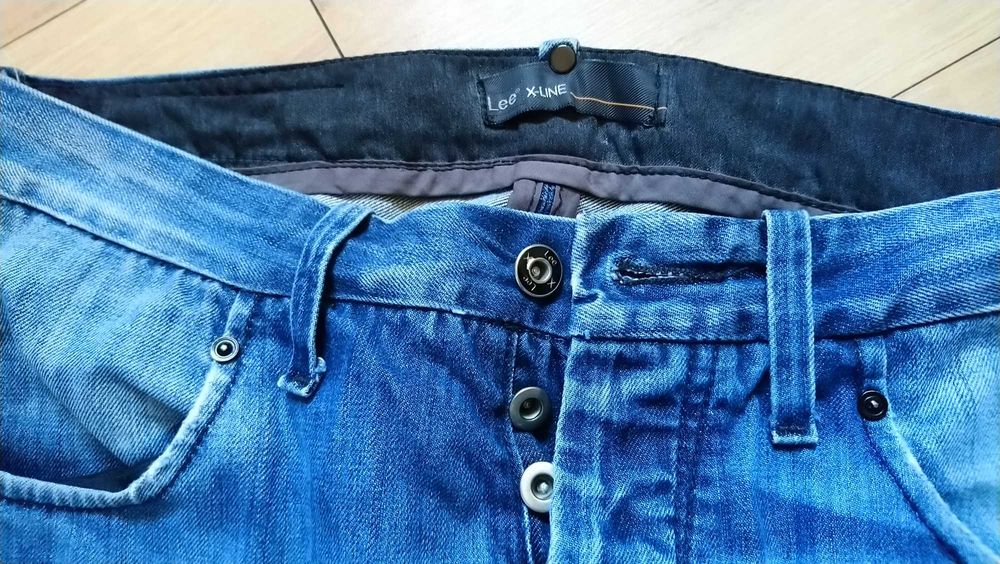 lee powell 31/34 x line _ rurki / slim fit czaderskie / zajefanie