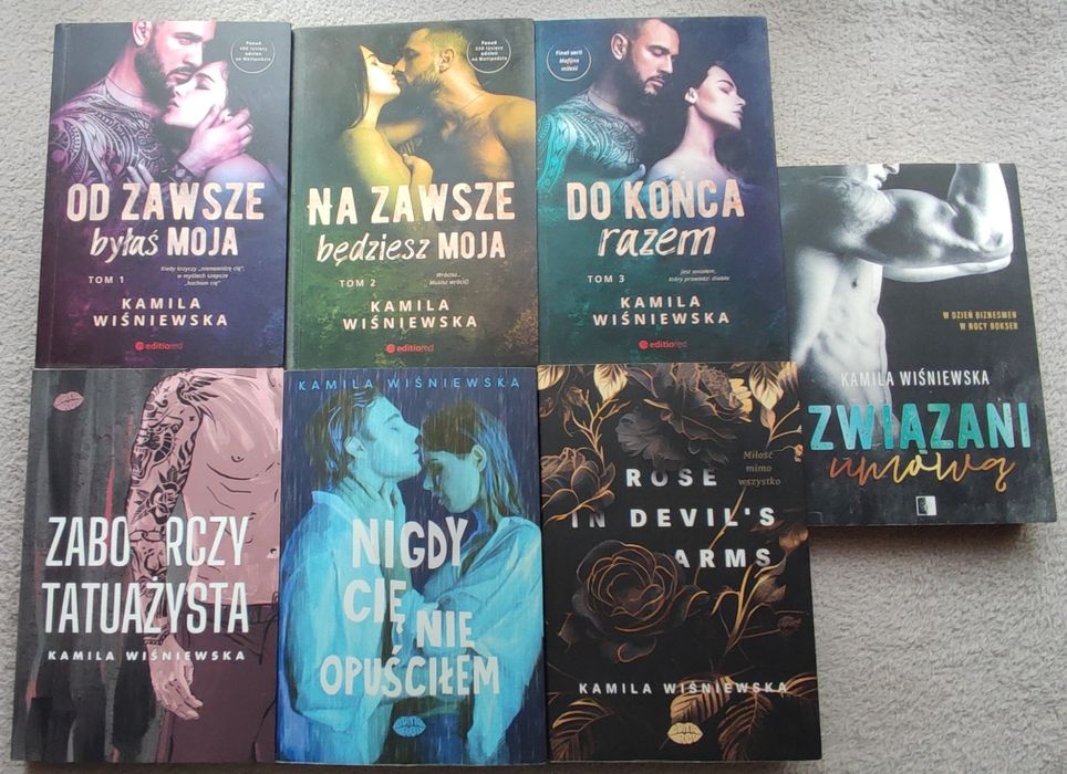 Zestaw książek Kamila Wiśniewska