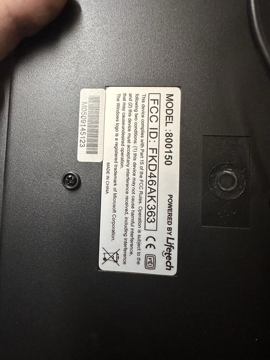 Teclado Lifetech 800150  Ligação PS/2 em bom estado