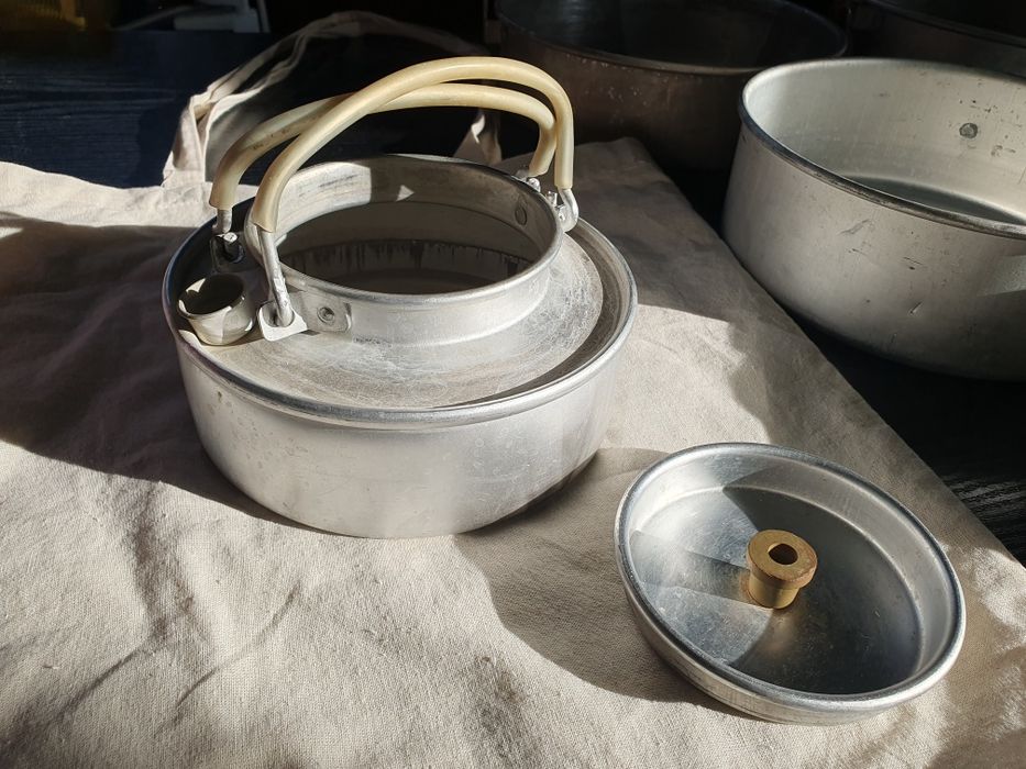 Menażka aluminiowa 9 elementów