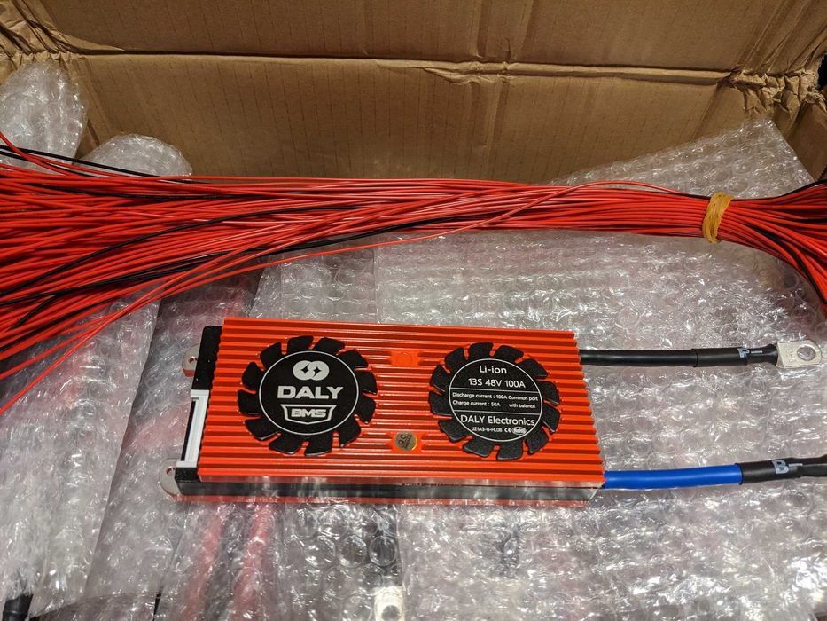 BMS БМС плата защиты DALY 12В, 24В, 36В, 48В, 60В, 72В Li-ion LiFePo4