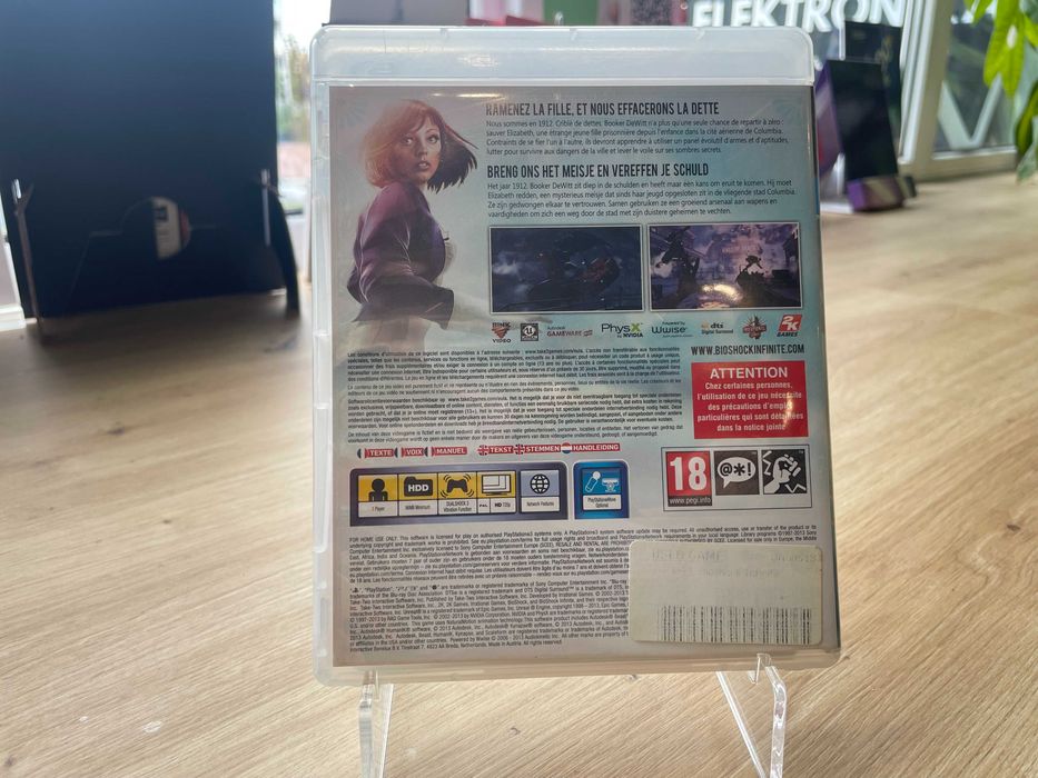 Płyta CD z grą BIOSHOCK Infinite na PS3