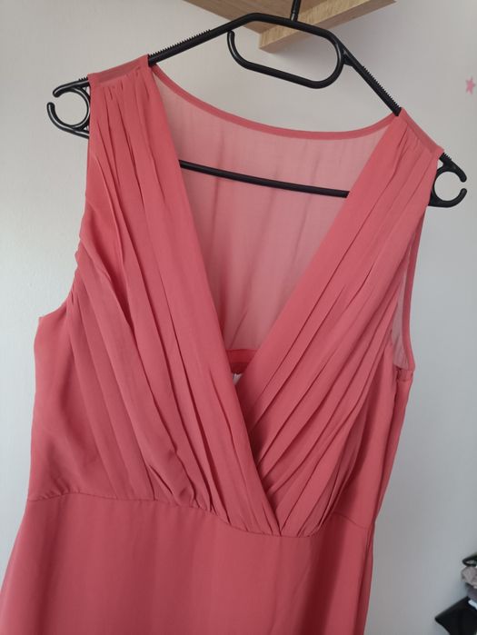 Vila rozmiar 38/40 M/L długa sukienka maxi na wesele dla świadkowej