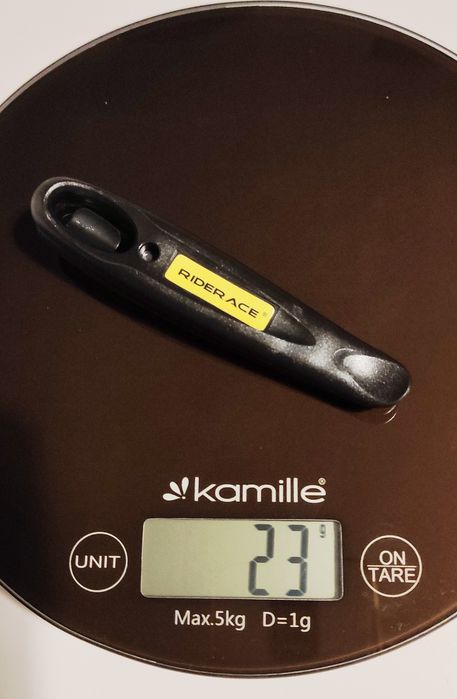 Łyżki do opon rowerowych RIDERACE a'2 Czarne 10cm Mocne Lekkie 23g