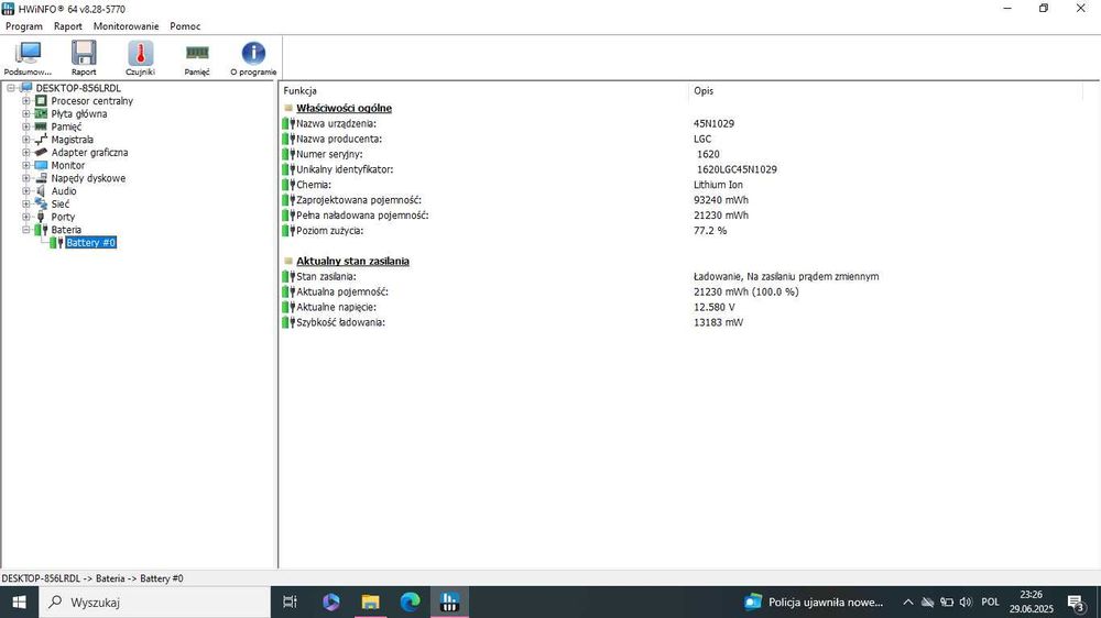 Sprzedam Lenovo X230 8/128 W10 Edu